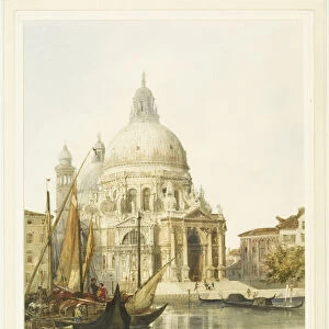 Santa Maria della Salute, Venice (w / c on paper)