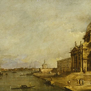 Santa Maria delle Salute and the Entrance to the Grand Canal, Venice, Looking East