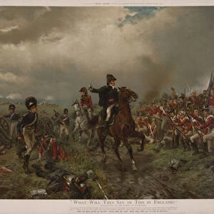 Battle of Waterloo Collection: Soldiers in battle