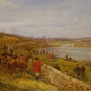 A Scene which Occurred at the Lesser Crybrook Reservoir (oil)