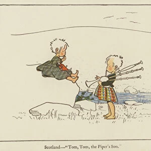 Scotland, Tom, Tom, the pipers son (colour litho)