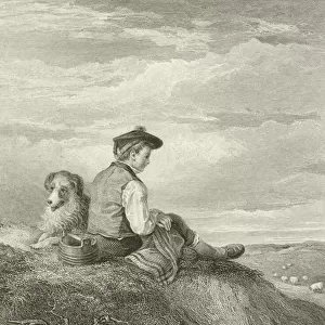 A Scottish Shepherd Boy (engraving)