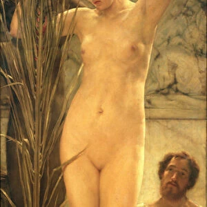 The Sculptors Model, 1877 (oil on canvas)