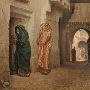 A Secret Rendezvous, 1863 (oil on canvas)