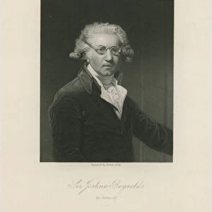 Self portrait of Sir Joshua Reynolds (engraving)