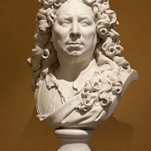 selft portrait - Bust of Antoine Coysevox (1640-1720)