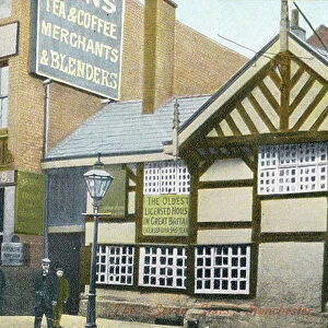 The Seven Stars Inn, Manchester, 1906 (coloured photo)