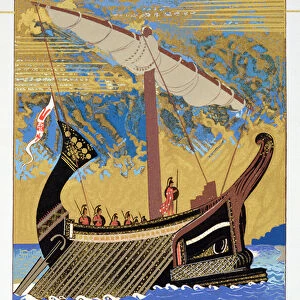 The Ship of Odysseus, from Homer: The Odessy, published Paris 1930-33