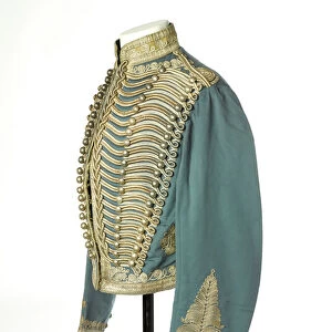 Short-frogged jacket worn by Captain John Grant Malcolmson, VC, 3 Bombay Light Cavalry, 1860 circa (fabric)