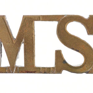 Shoulder title, Malay State Guides, 1896-1919 (metal)