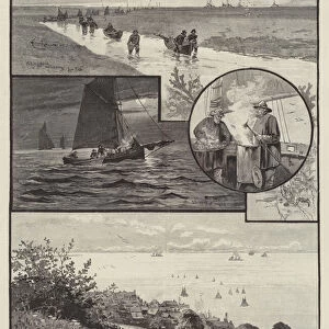 Shrimping at the Mouth of the Thames (engraving)