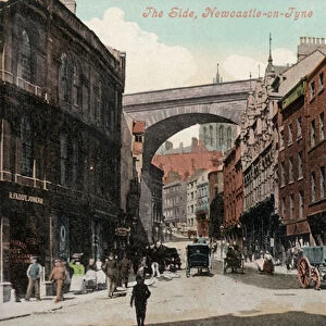 The Side, a medieval street in Newcastle upon Tyne (photo)