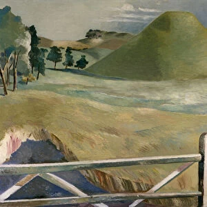 Silbury Hill (oil on canvas)