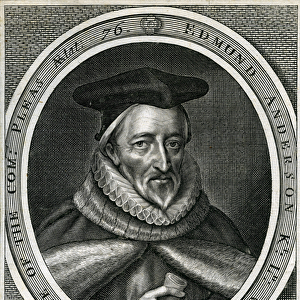 Sir Edmund Anderson (1530-1605) (engraving)