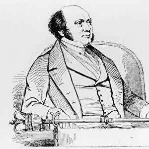 Sir William Rowan Hamilton (1805-65) (engraving) (b / w photo)