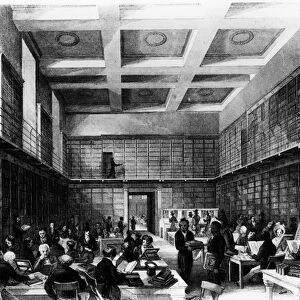 The Sixth Reading Room of The British Museum, published in London Interiors