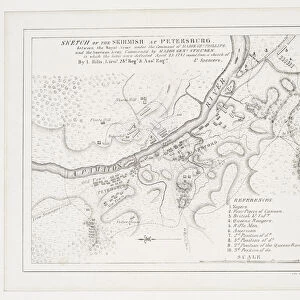 Sketch of the skirmish at Petersburg: between the Royal Army under the command of Major