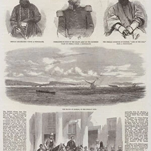 Sketches in the Persian Gulf (engraving)