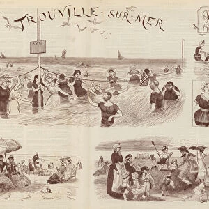 Sketches at Trouville (engraving)