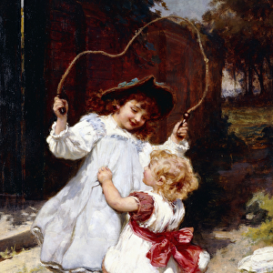 Skipping, c. 1896 (oil on canvas)