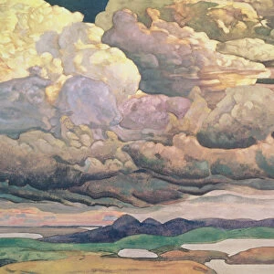 Skyscape, 1912 (oil on canvas)