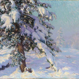 Snow-Laden (oil on canvas)