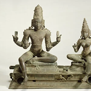 Somaskanda, Chola, Tamil Nadu (bronze)