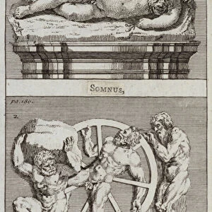Somnus, Sisyphus, Ixion, Tantalus (engraving)