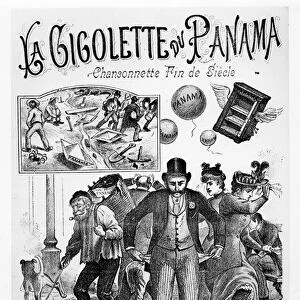 Songsheet for La Gigolette du Panama related to the Panama Affair