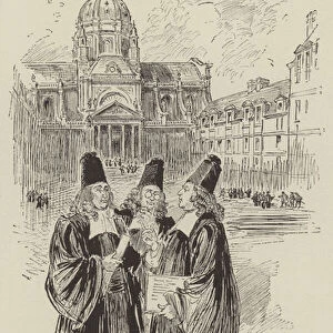 The Sorbonne, Paris (engraving)