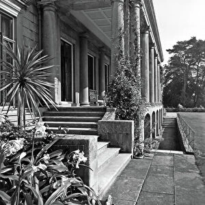 The south colonnade, Buxted Park, from The English Country House (b/w photo)