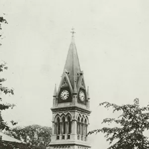 Southampton: The Town Clock (b / w photo)