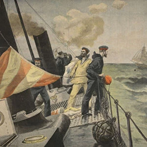 The Spanish American War, illustration from Le Petit Journal