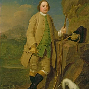 A Sportsman, 1752 (oil on canvas)