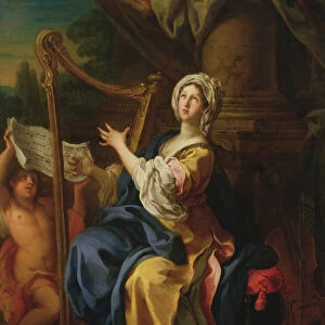 St. Cecilia, 1733 (oil on copper)