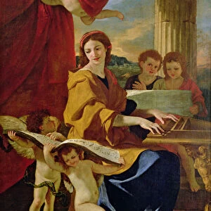 St. Cecilia (oil on canvas)