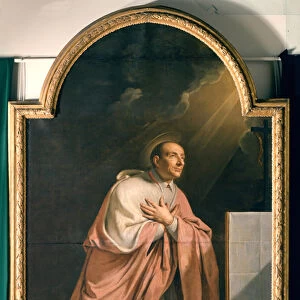 St. Charles Borromeo (1538-84) (oil on canvas)