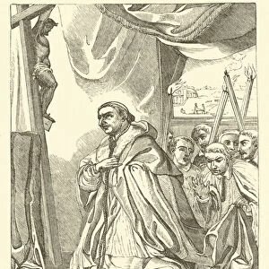 St Charles Borromeo (engraving)