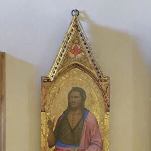 St John the Baptist, 14th century (wood painting)