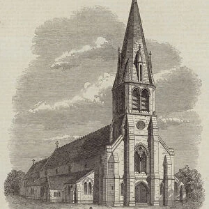 St Lukes Church, Weaste, near Manchester (engraving)