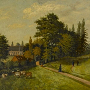 St. Nicholas Church, Radford, Coventry, 1878 (oil on panel)