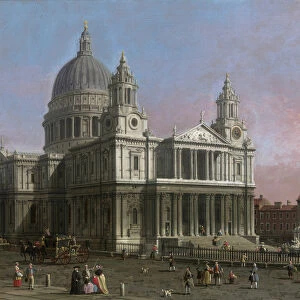 St. Pauls Cathedral, 1754 (oil on canvas)