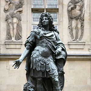Statue of the French King Louis XIV (1643-1715) (bronze)
