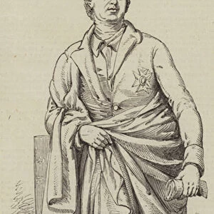 Statue of Lord Melville, recently erected at Edinburgh (engraving)