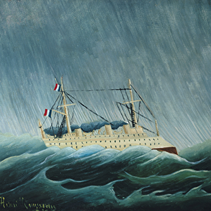 The storm-tossed vessel, c. 1899 (oil on canvas) (see also 309521)