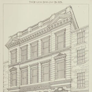 Stourbridge and Kidderminster Bank, Worcester (engraving)