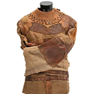 Straitjacket owned by Harry Houdini, c. 1915 (khaki canvas, leather & metal rivets)