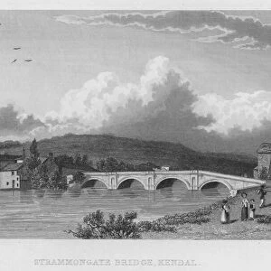 Strammongate Bridge, Kendal (engraving)
