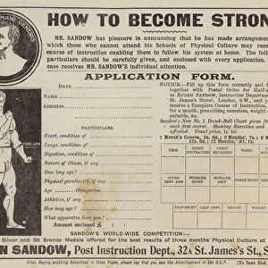 How to Become Strong (engraving)