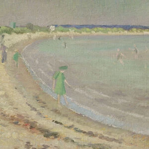Studland Beach, 1911 (oil on canvas)